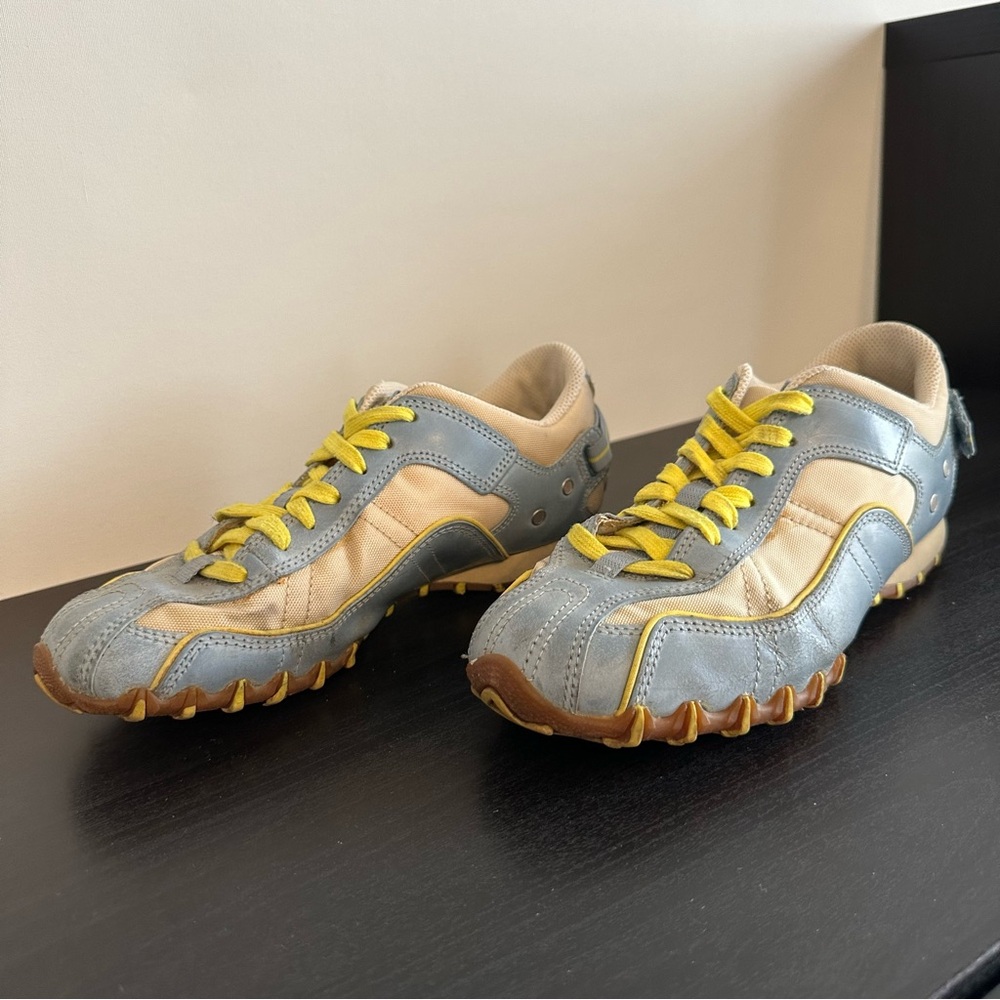 Diesel Apollo Sneakers (Size 7, EUR: 37, light blue and neon yellow)